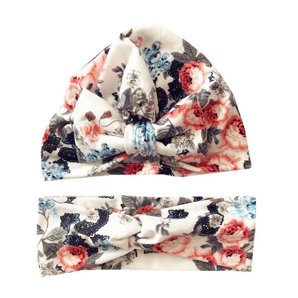 

2020 spring new baby и мама ободки набор цветов bowknot новорожденный тюрбан крест связали мамочка ободки набор младенца партии аксессуары y, Slivery;white