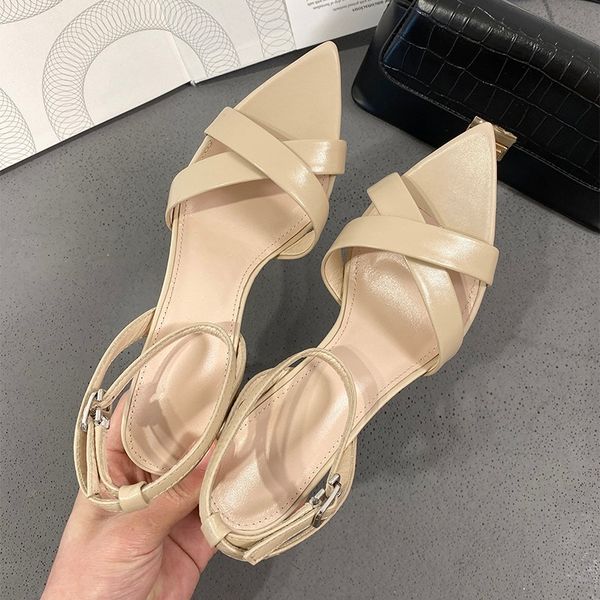 

2021 new women's thick shoes pink wedding sandals high heels uy2r, Black