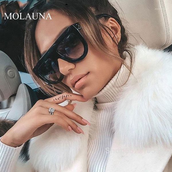 

oversized sunglasses women 2020 retro shield shape luxy brand design big frame rivet shades sunglasses women uv4001, White;black
