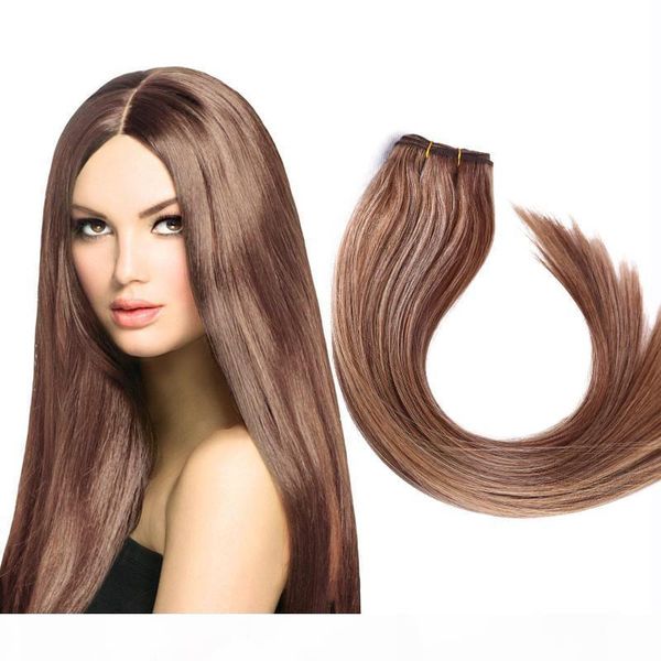 

wholesale pure indian remy virgin hair human hair weft 100g mix color #6 27 straight wave factory supply human extension, Black