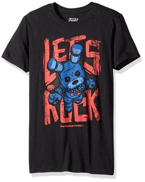 

funko mens pop t shirts fnaf bonnie lets rock black 2x 7721 sport hooded sweatshirt hoodie