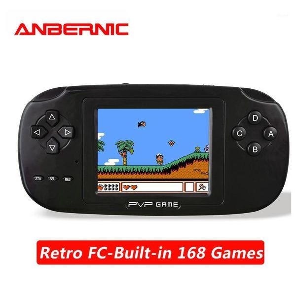 

mini portable retro nostalgic 3.0 inch handheld retromini boy video player pocket game console players built-in 168 games pvp rg1