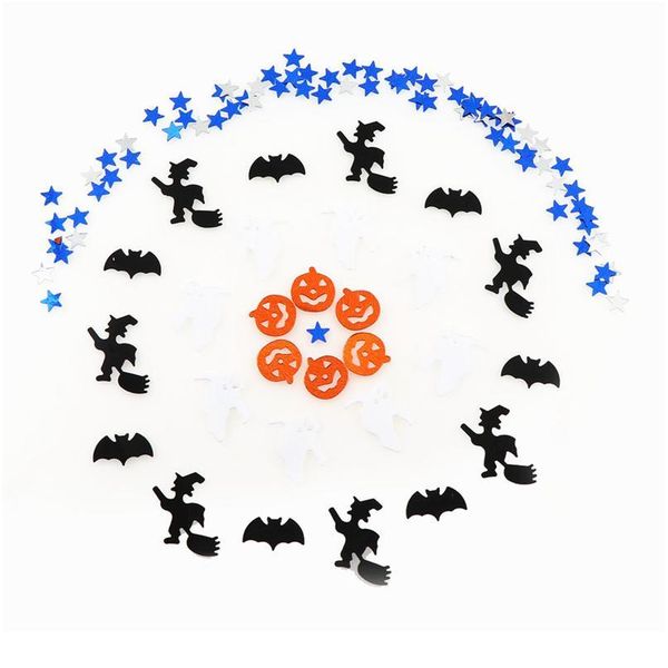 

15g mixed paillettes halloween pumpkin bat witch ghost confetti sequins for crafts diy festival decoration nail art acc jllmfo