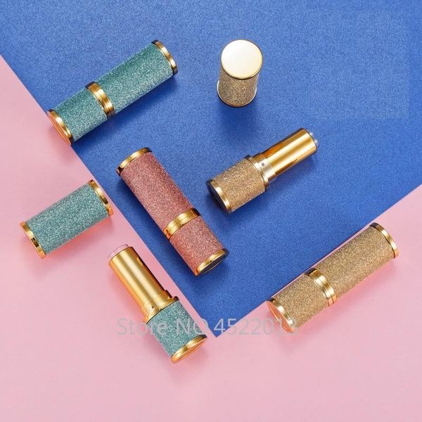 

storage bottles & jars 10/30/50pcs 12.1mm shiny green rose gold round colorful empty lipstick tube lip container shell packaging cosmetic
