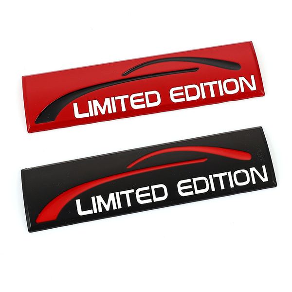 

3d metal car sticker chrome limited edition emblem badge decal for bmw audi honda opel lada toyota chevrolet hyundai ford yamaha