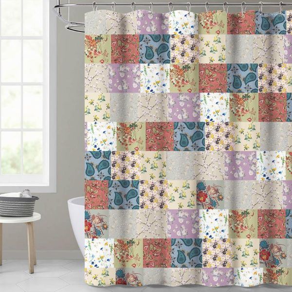 

shower curtains nicetown creative printing curtain waterproof polyester fabric bathroom with 12 hooks1