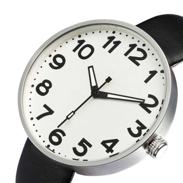 

and length wristwatch, smooth classic straight simple, black and white with atmospheric dial, fresh and elegant women's personalized wa, Slivery;brown