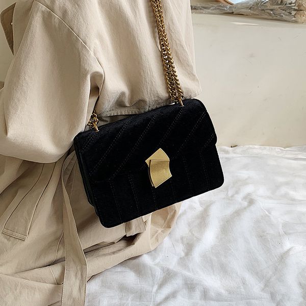 

luxury handbags women bags designer shoulder vintage velvet chain evening clutch bag messe