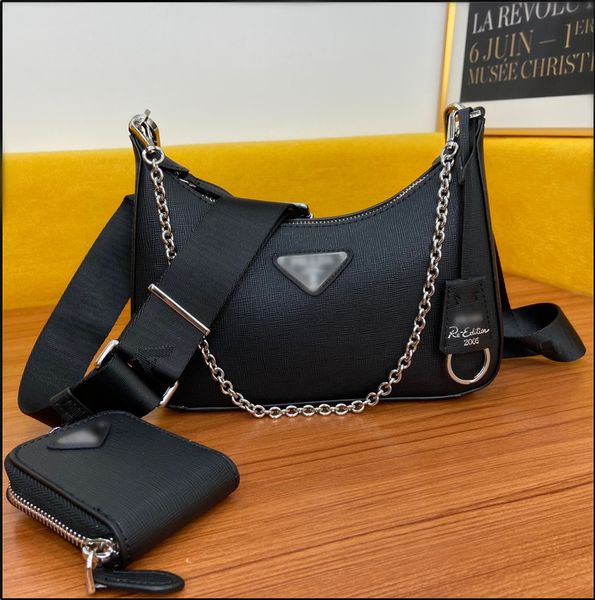 

fashionre-edition 2005 nylon shoulder bags handbags elling wallet women brand crossbody bag hobo purses triad bags lvs louiss vuttons ysls g