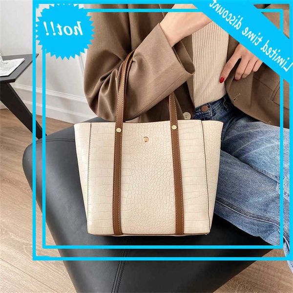

stone pattern shoulder pockets great capacity dead handbags pu learn dame handbag women wallets 2021 winter