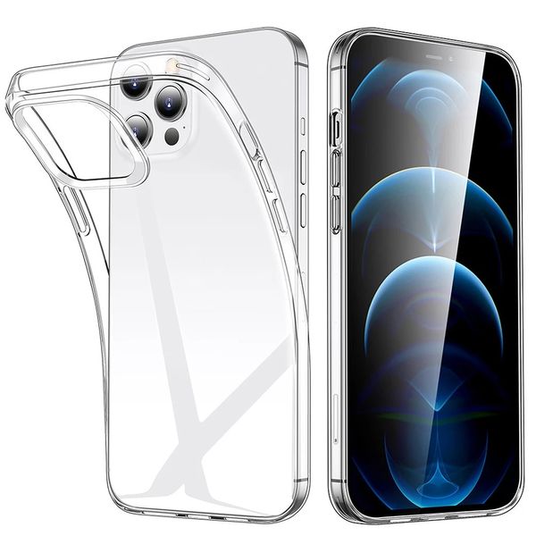 Cascas de celular transparente capa traseira macia TPU Silicone Ultra Thin Caso para iPhone 14 11 12 13 7 8 mais x xr xs max samsung htc lg lg tampas traseiras