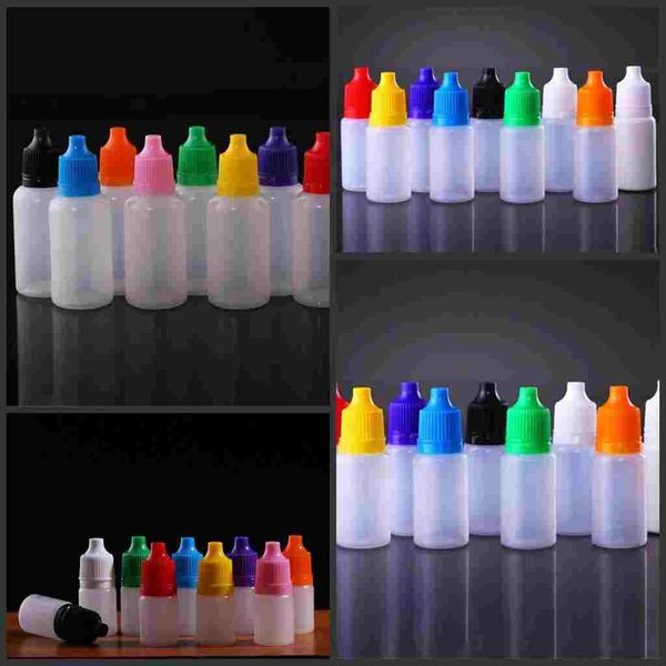 Bottiglie vuote con contagocce in plastica Bottiglie spray trasparenti per imballaggio con punte lunghe e sottili Articoli vari per la casa multicolori Vendita calda liquida 0 3ak3 E2