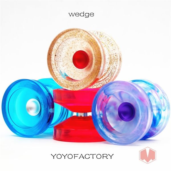 

new arrive yyf pc version wedge yoyo rubber yoyo professional 1a pom yo-yo y200428