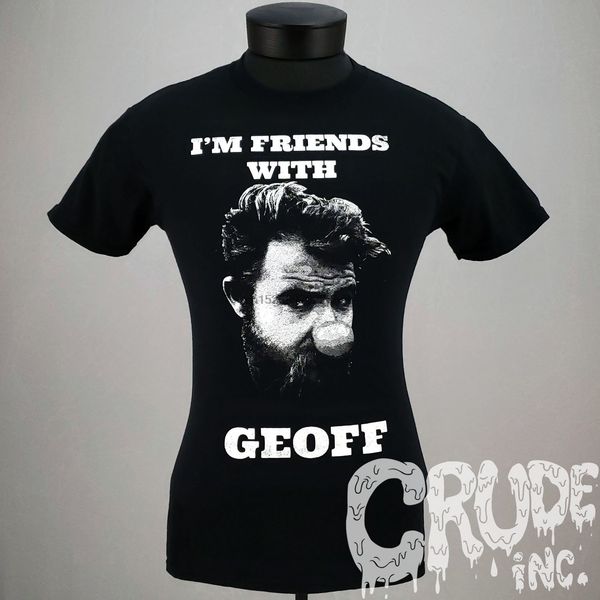 

geoff t-shirt horror tshirt goth tee screen printed t shirt men t shirt sport hooded sweatshirt hoodie