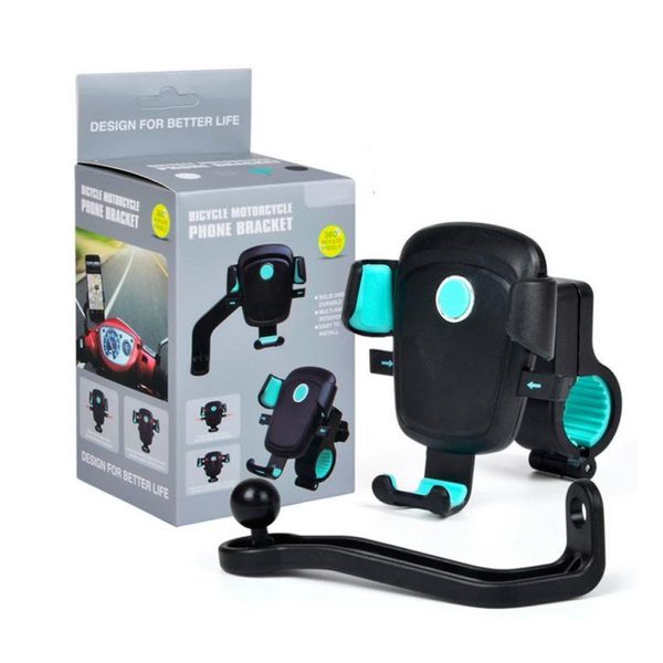 

universal motorcycle mobile phone stand bike handlebar stand mount bracket for iphone samsung xiaomi 2 in1 bicycle phone holder sqcjvj