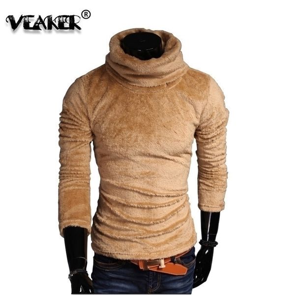 

autumn men's velvet fleece sweater pullover autumn winter male turtleneck sweaters knitted turtle neck pullovers -3xl 201201, White;black