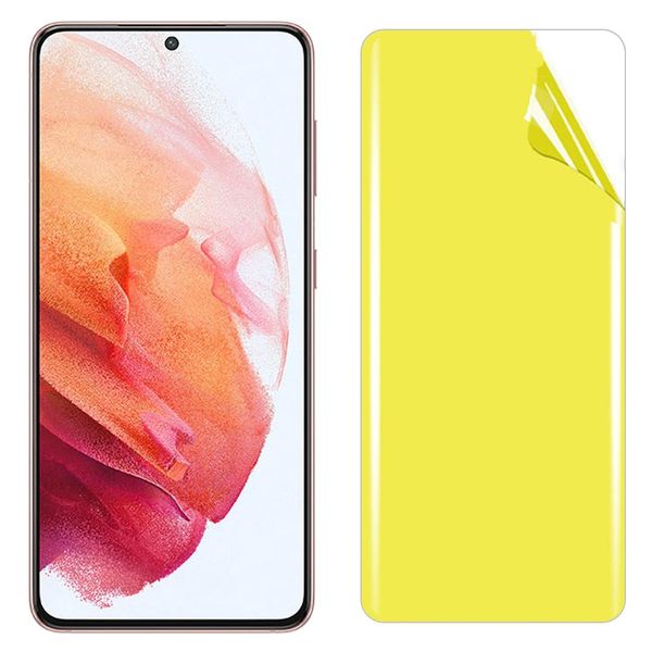 

for samsung galaxy s21 5g soft tpu full coverage front screen protector