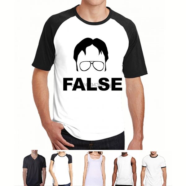 

men t shirt dwight schrute false - the office funny t-shirt novelty tshirt women sport hooded sweatshirt hoodie