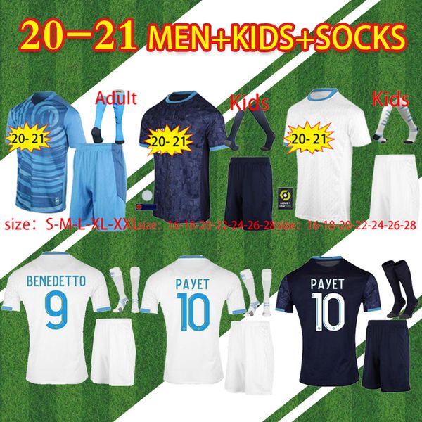 

20 21 olympique soccer jerseys 2020 man + kids kit maillot de foot camisetas fans version football shirt, Black;yellow