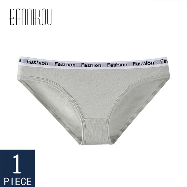

bannirou sport soft briefs underwear fashion panties for woman sports cotton 2020 1 pcs, Black;pink