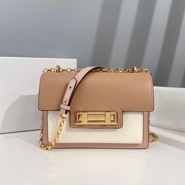 

luxury real cow leather women shoulder chains bag crossbody messenger flap designer famous high quality