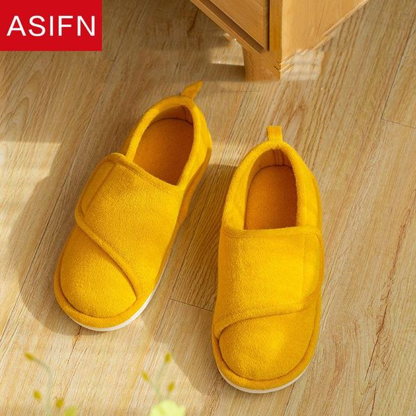 

asifn winter women home slippers breathable postpartum indoor silent soft sole spring autumn thin maternity cotton ladies shoes, Black
