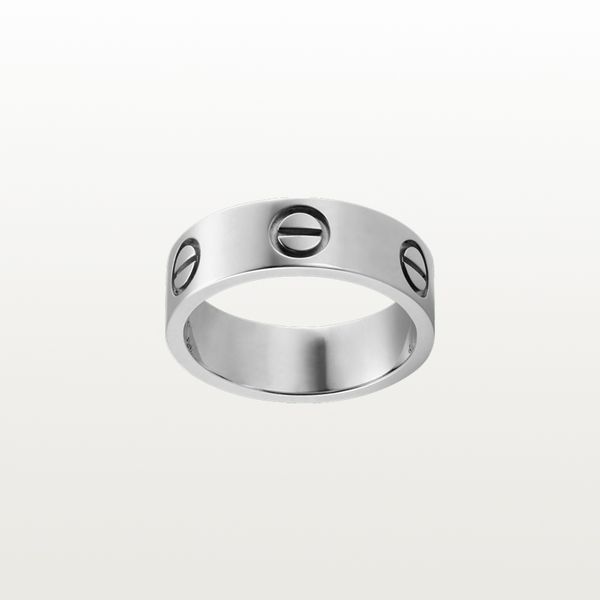

rings for women love screw classic luxury women band titanium steel alloy gold-plated fashion never fade not store, Silver