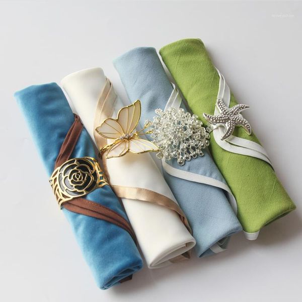 

2pc 45cmx45cm american style napkin cloth fashion western table napkin wedding l accessories supply1