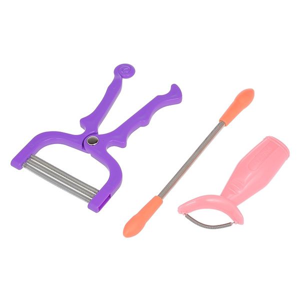 

portable and useful 3pcs women hair remover facial hair removal w6918