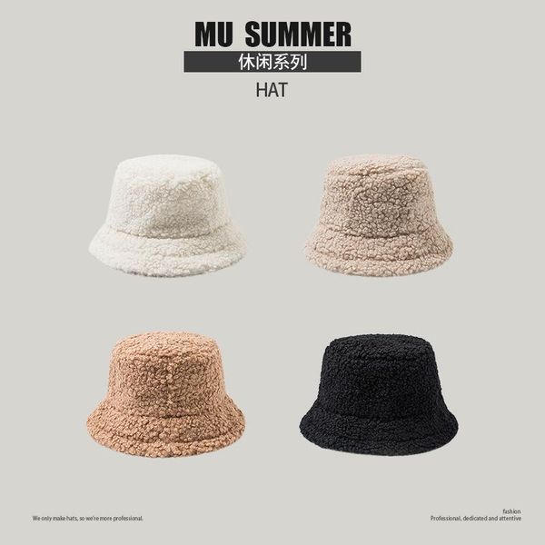 

real wool winter bucket hat panama for women fisherman hat panama for man women outdoor sports hip hop cap hats keep warm, Blue;gray