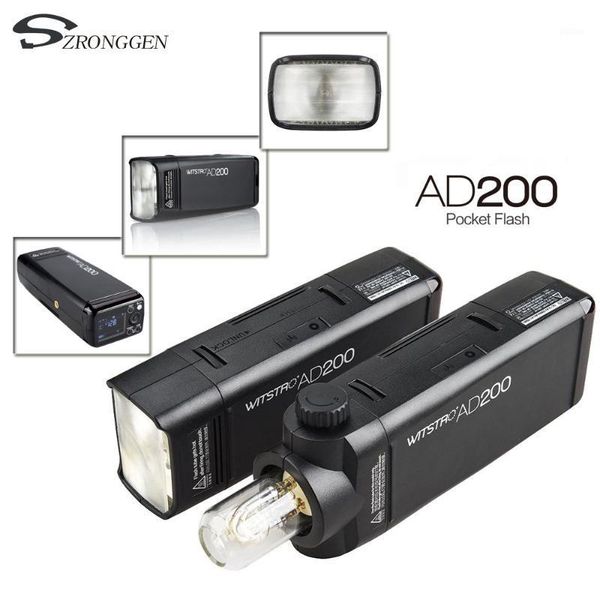 

flashes godox ad200l 2.4g hss 1/8000s pocket flash light double head 200ws with 2900mah lithium battery flash1