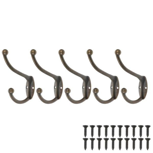 

hooks & rails 5pcs household clothing hanging bathroom creative