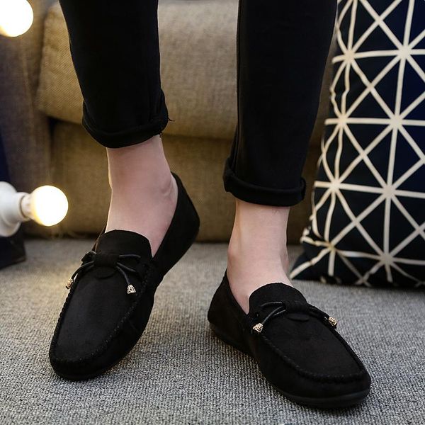 

2020 men peas shoes casual men shoes summer new casual driving breathable sneaker light zapatos de hombre hc-034, Black