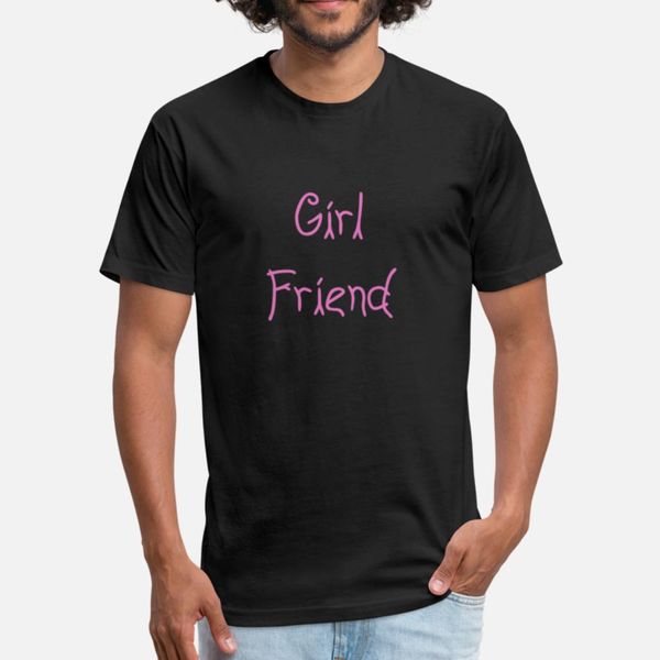 

girl friend t shirt funky black o-neck tracksuit hoodie sweatshirt