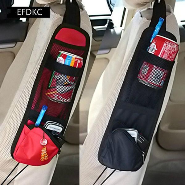 

new car seat storage bag car organizer for stowing tidying auto seat side bag hanging pocket non-woven fabric bags car-styling