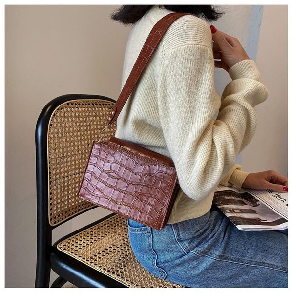 

stone pattern mini leather crossbody bags for women 2020 luxury lady small handbags removable wide shoulder strap comfort bags