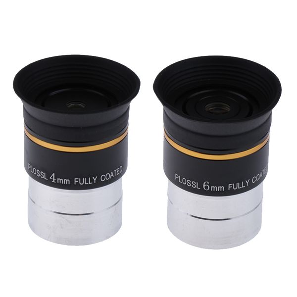 

2x 1.25\" plossl pl eyepiece fully hd coated lens for astronomical telescope