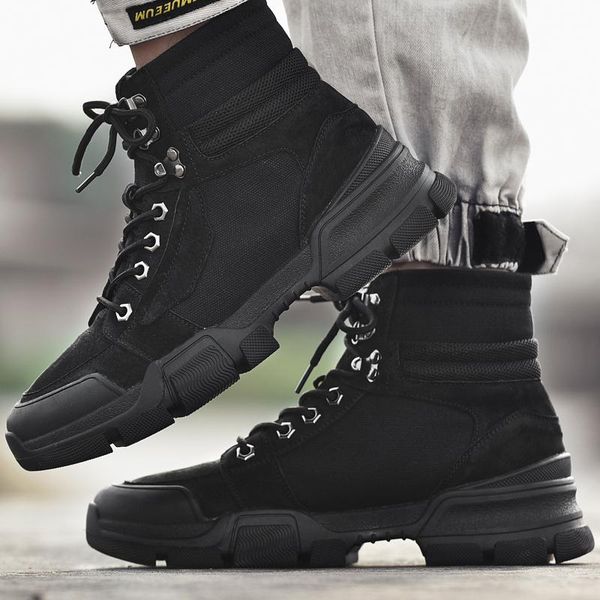 

boots sports flat shoe 2021 fashion sneaker mens zapatillas casual hombre leisure spring sale men sport man sapatos casuales, Black