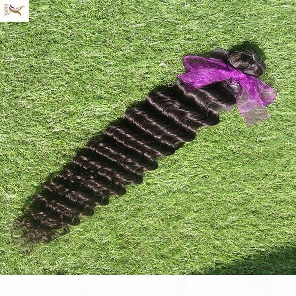 

бразильский черный цвет волосы плетения волос 100% rem my наращивание человеческих волос 100g piece lot 10-28 дюймов бразильская глубокая во, Black