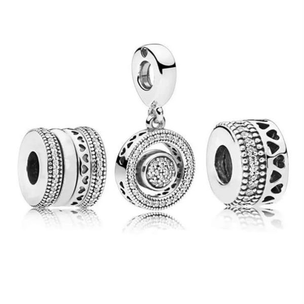 

new style 100% 925 sterling silver charm beaded modern love signature beaded set suitable for european women diy bracelet factory wholesale