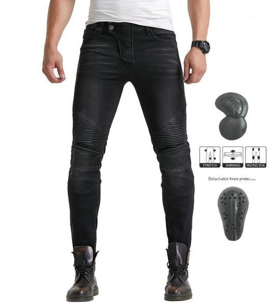 

2019 locomotive riding jeans motorcycle riding trousers winter plus velvet waterproof warm motorcycle racing pants1