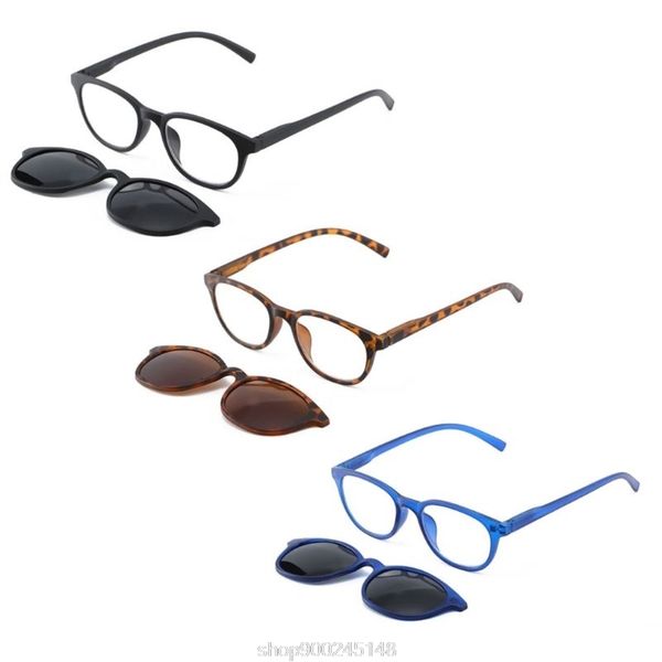 

sunglasses magnetic newpolarized reading clip on glasses presbyopia readers men women o27 20 dropshipping7