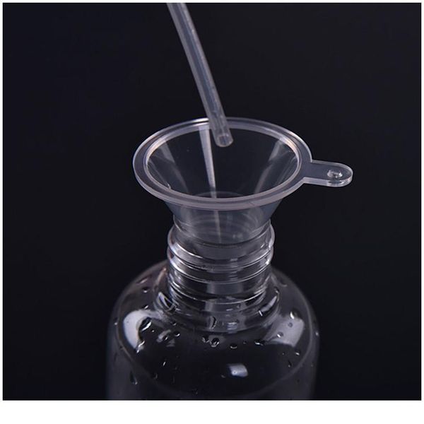 

100pcs/lot eco-friendly mini plastic funnel,cosmetic tool,pp perfume diffuser funnels,tip liquid oil funn qylcsv