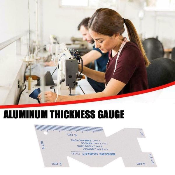 

sewing notions & tools ruler metal patchwork garment fabric tailor design diy cutting multilateral handicr q5e1, Black