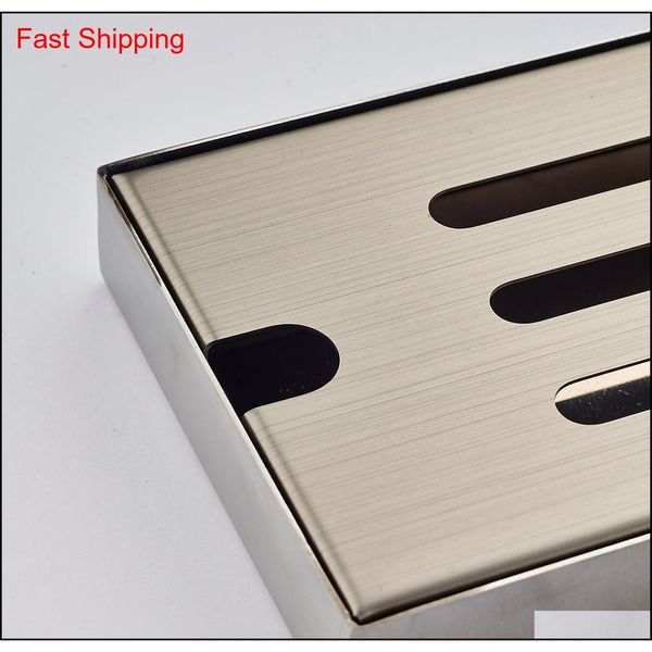 

wholesale and retail luxury brushed nickel floor drain square stainless steel shower floor filler gr qylbmf toys2010