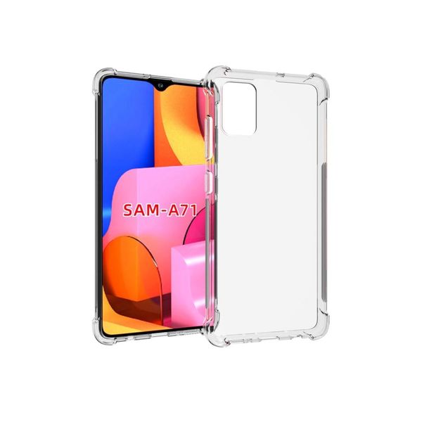 

for galaxy a71 shockproof non-slip waterproof thickening tpu protective case