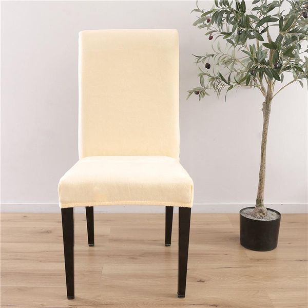 

thick plush chair cover stretch elastic seat cover slipcovers for restaurant weddings banquet folding l chair covering