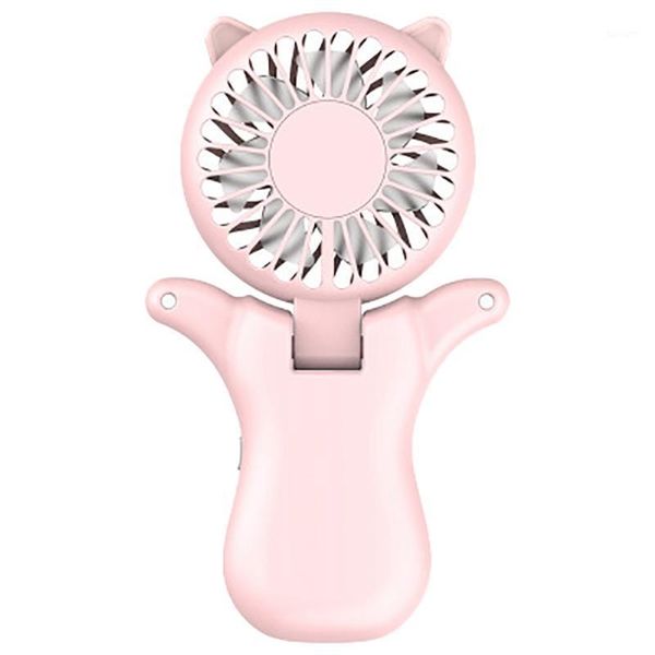 

electric fans mini fan lazy portable lanyard hanging neck handheld deskfolding usb mute cute little1