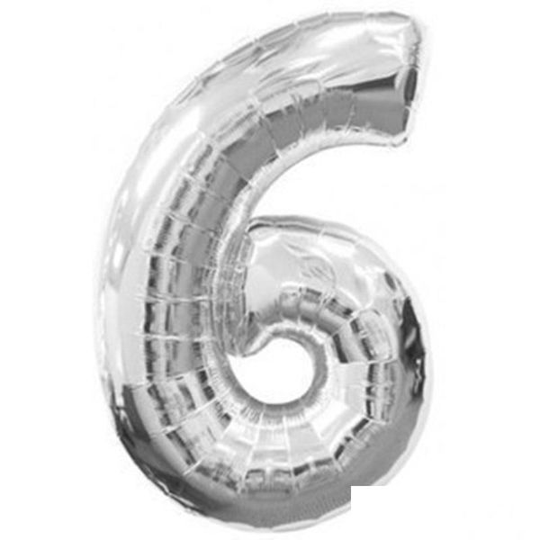 

32inch foil birthday balloons gold silver blue number 0-9 helium balloons happy birthday wedding party decoration k jllonp ladyshome