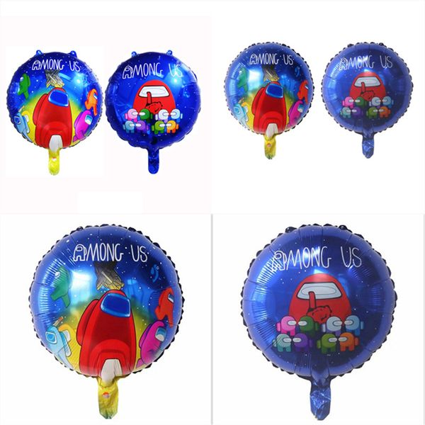 

among us aluminium foil balloons game cartoon anime air balloon space wolve party decoration balloon for kids birthday decoration toy g10707